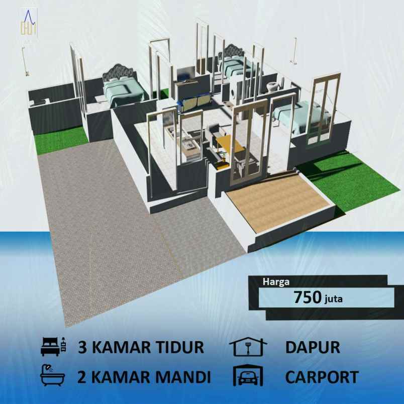 rumah dijual type besar desain modern mewah di kudus