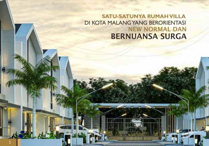 rumah eklusif di kawasan kota malang