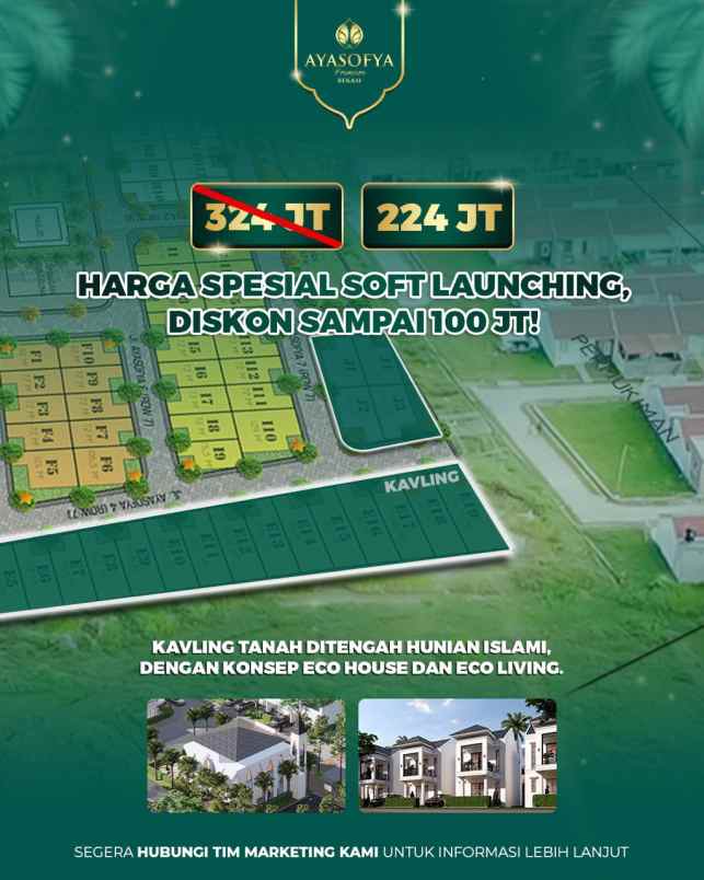 rumah hunian keluarga islami ayasofya premiere bekasi