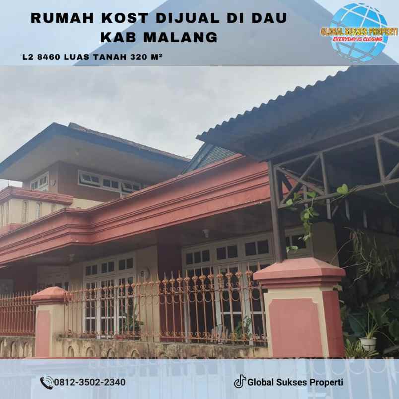 rumah induk plus kost murah strategis di dau malang