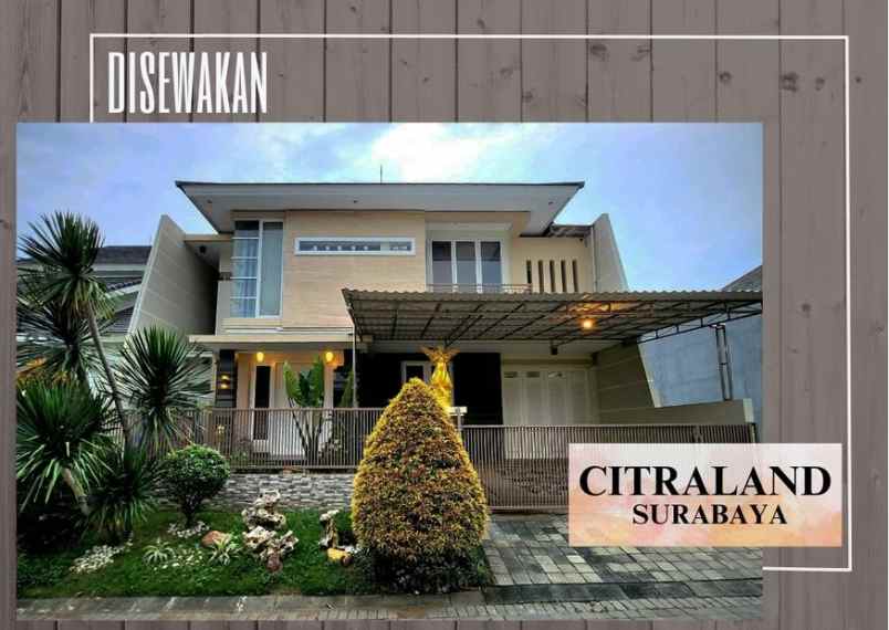 rumah istimewa terawat di citraland surabaya