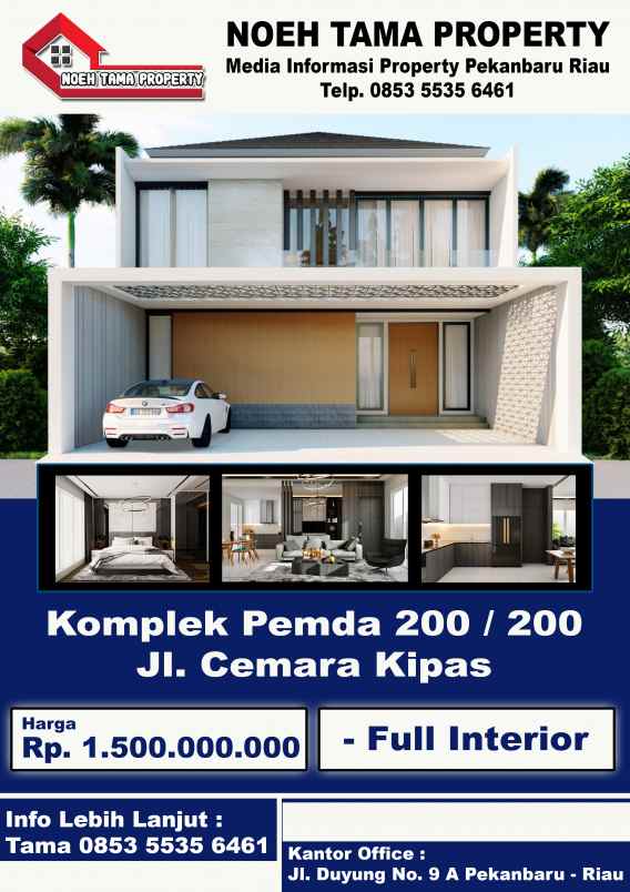 rumah jl cemara kipas komp pemda