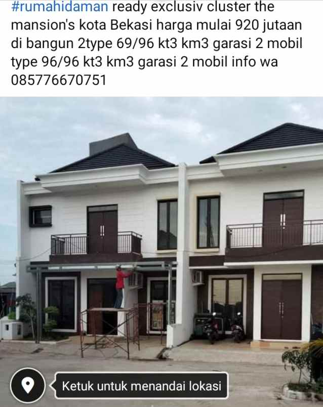 rumah jl raya kaliabang tengah