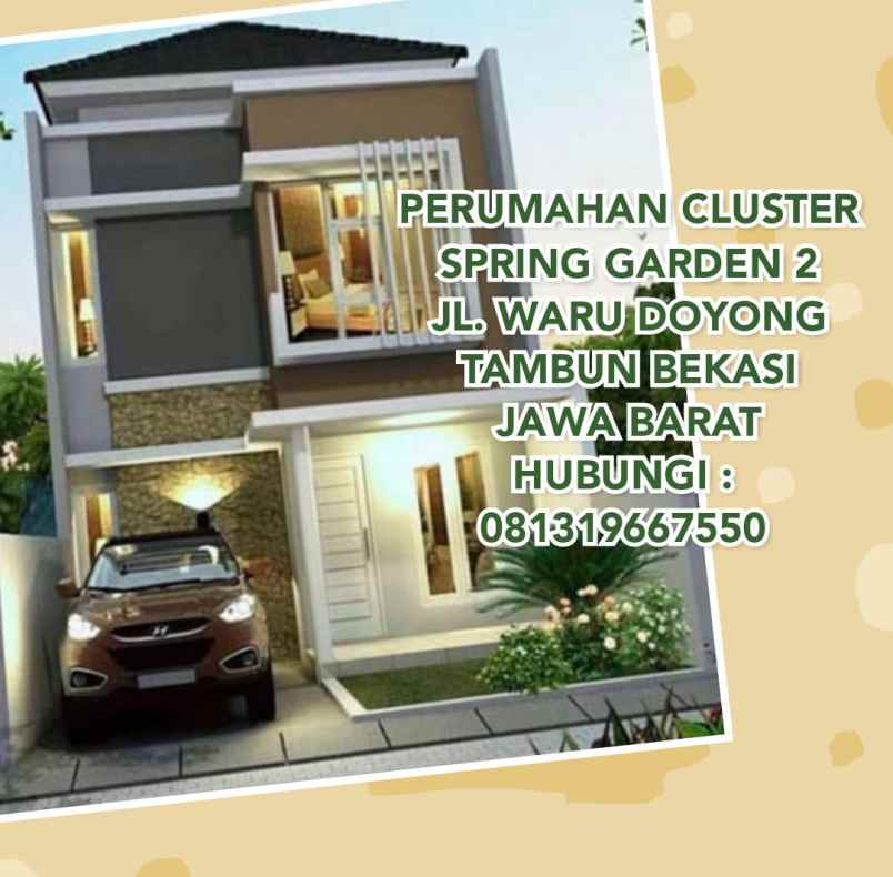 rumah jl waru doyong tambun