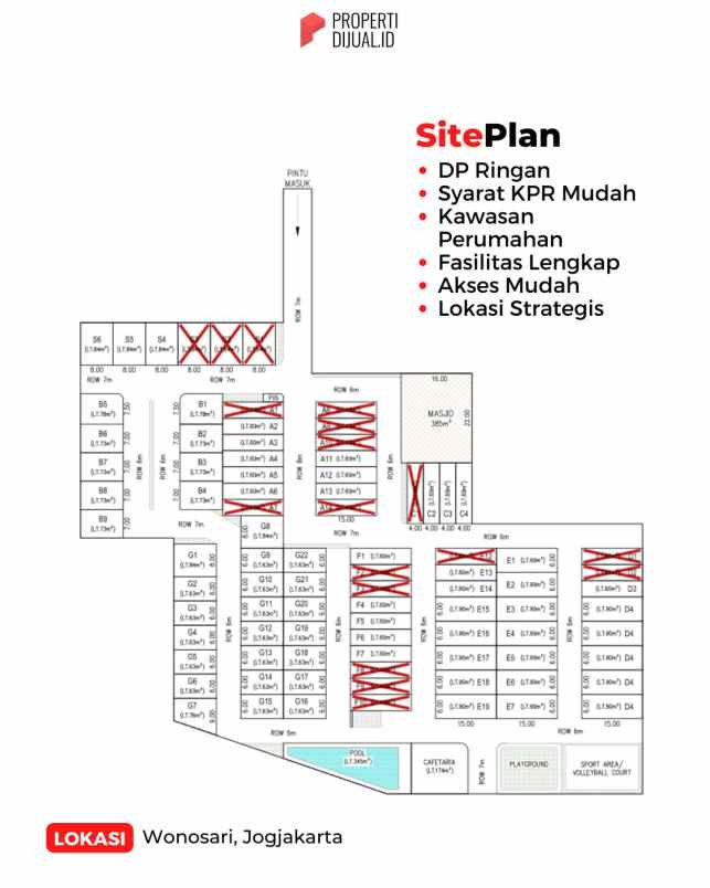 rumah komersil harga subsidi wonosari jogja