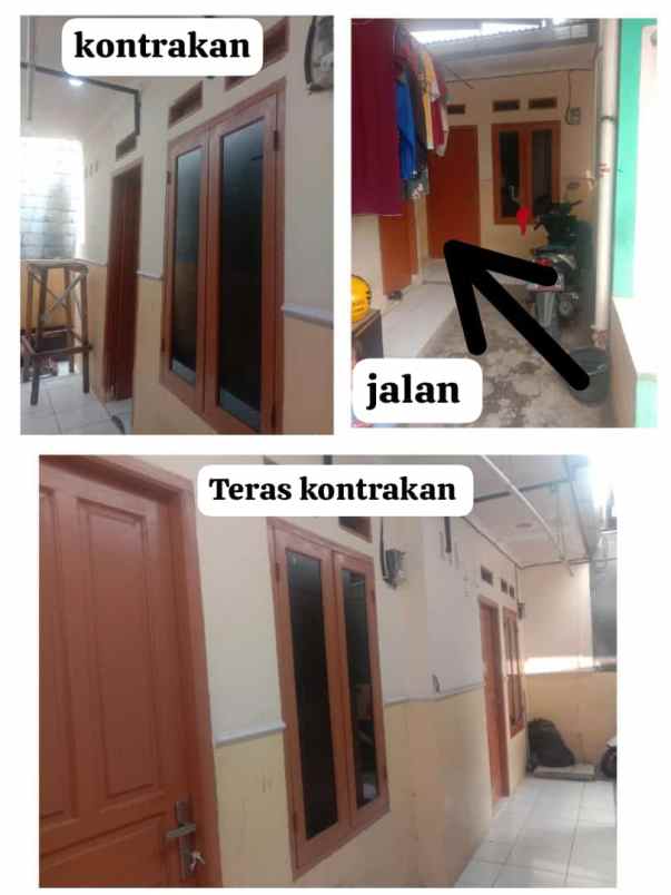 rumah kontrakan 135juta pekapuran sukatani depok