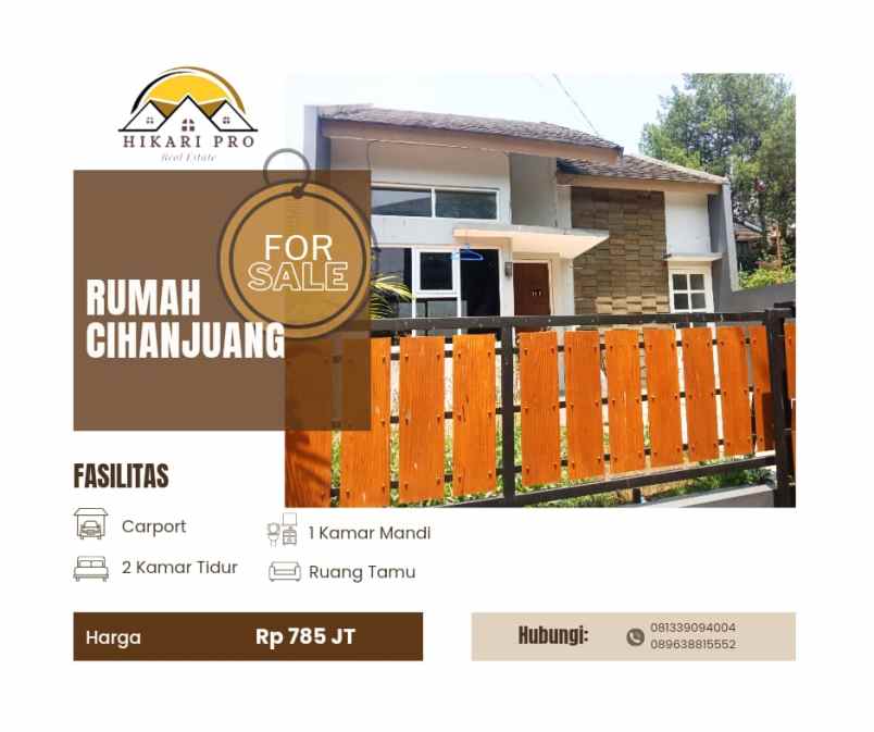 rumah minimalis area cihanjuang dekat sarijadi