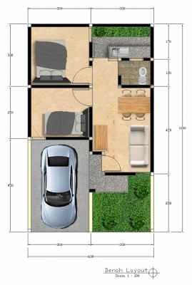 rumah minimalis dengan design modern di setu prop2475