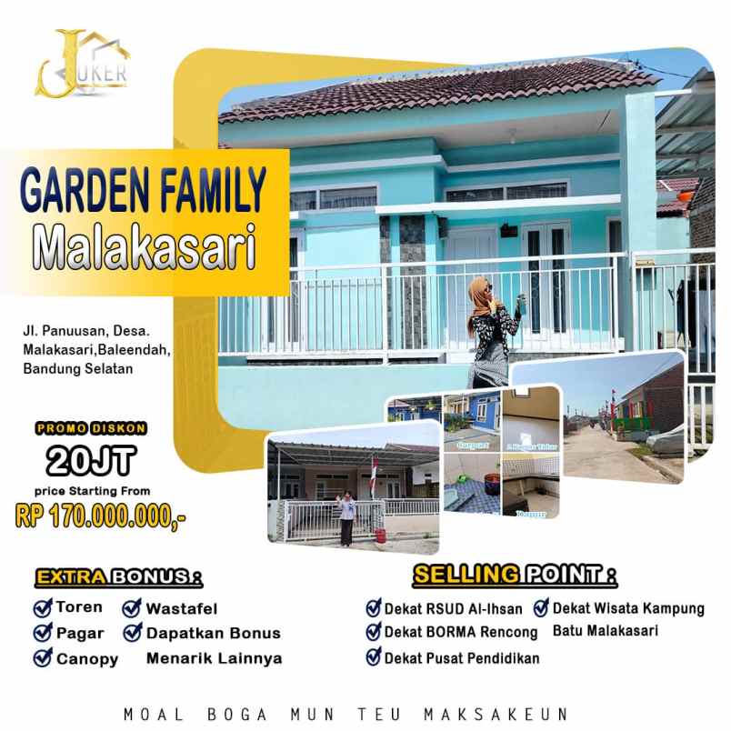 rumah minimalis termurah bandung diskon 20jt