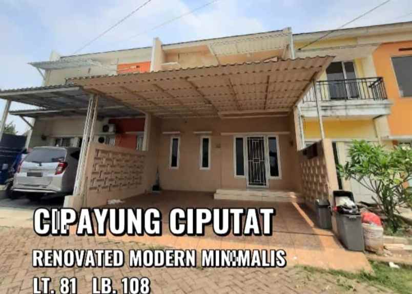 rumah murah 2 lantai belakang tip top ciputat