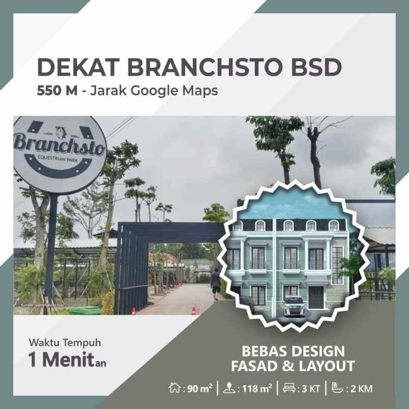 rumah murah berkah mewah di bsd serpong tangerang