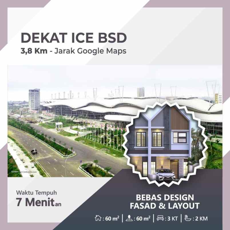 rumah murah berkah mewah di bsd serpong tangerang