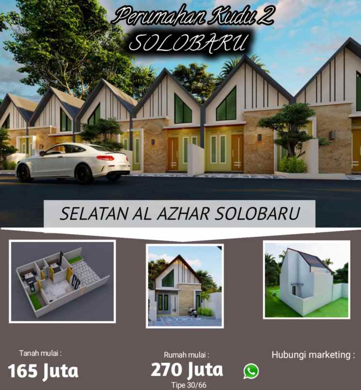 rumah murah di dekat solobaru