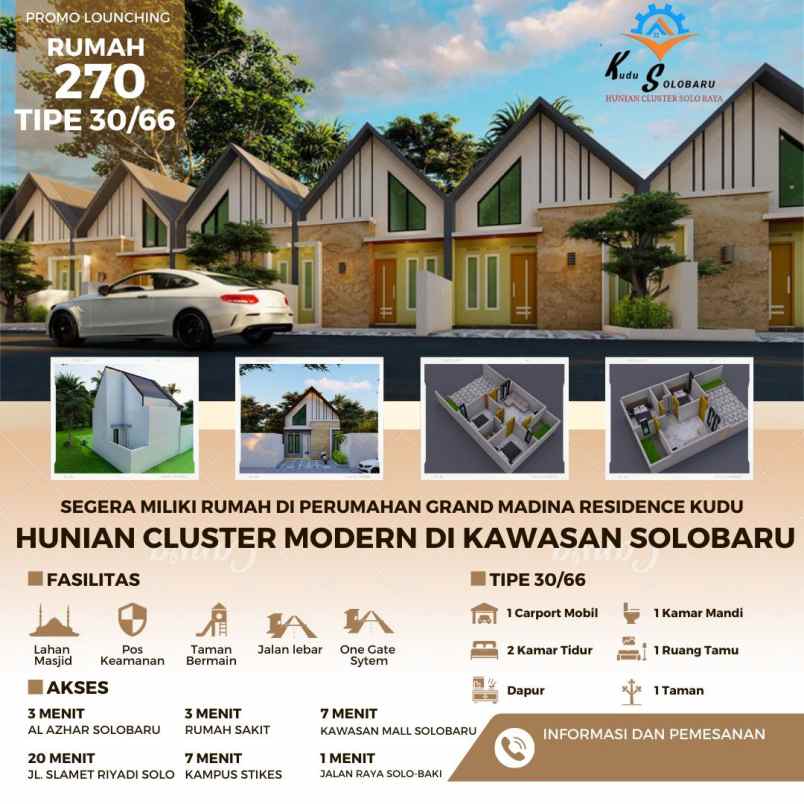 rumah murah di grand madina residence kudu baki