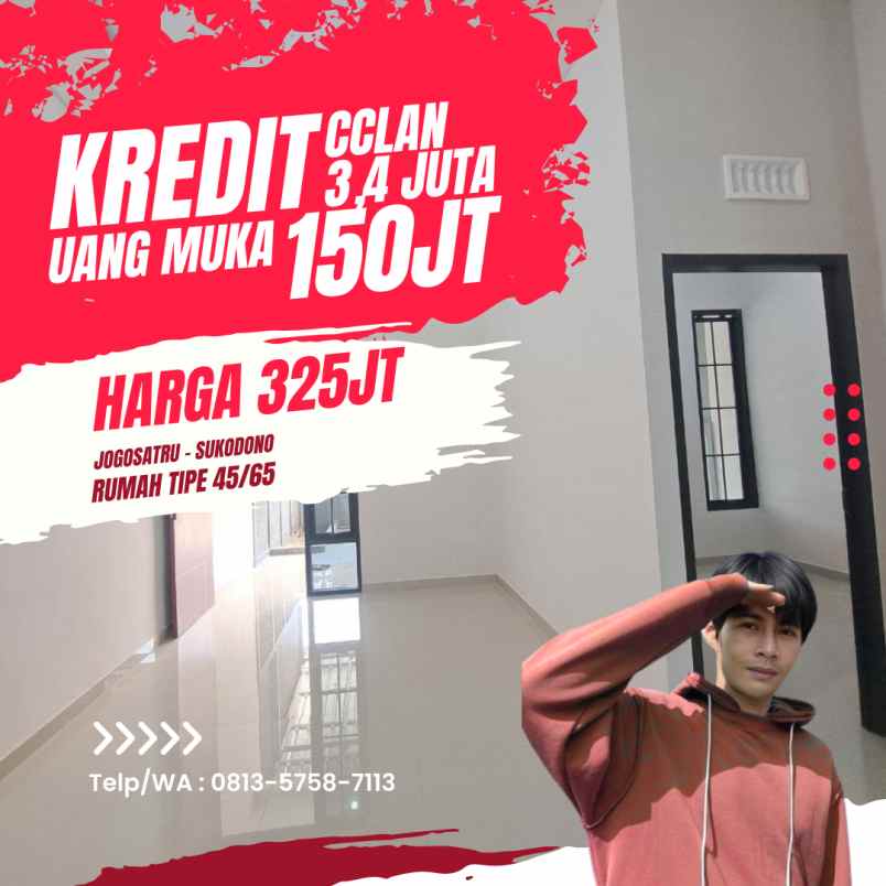 rumah ready siap hunni dekat pasar jumat legi