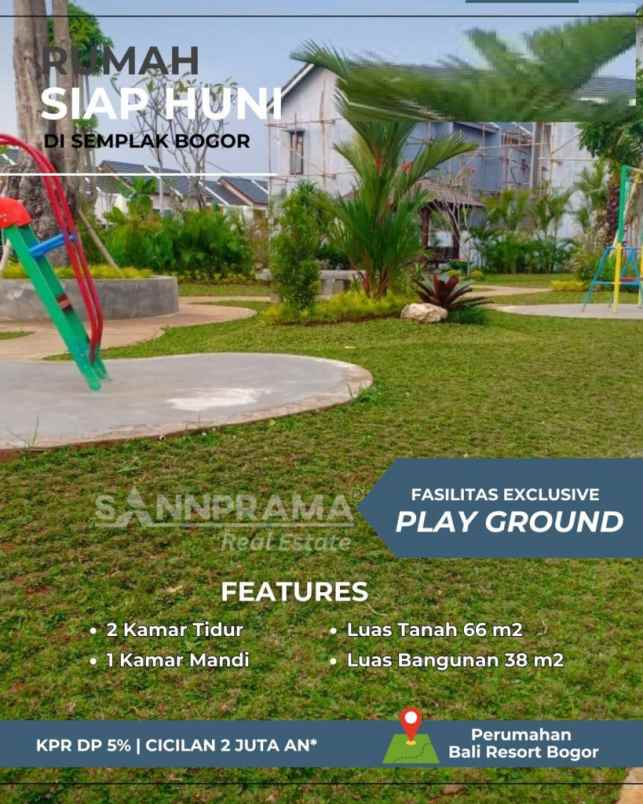 rumah siap huni di bali resort bogor