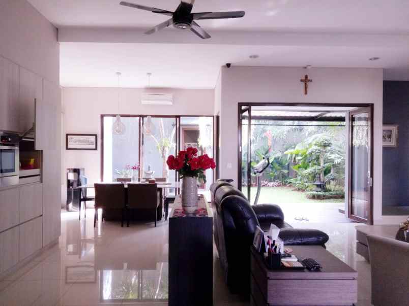 rumah sirkulasi bagus di de park heliconia bsd city