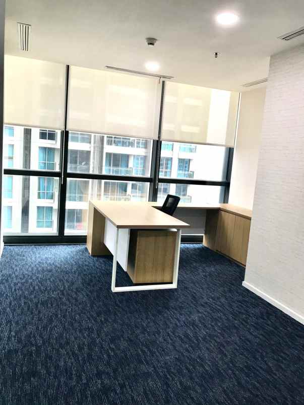 sewa ruang kantor full furnished tower treasury