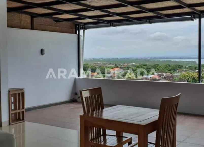 sewa rumah semi furnished 3 1 kamar dekat tol nusa dua