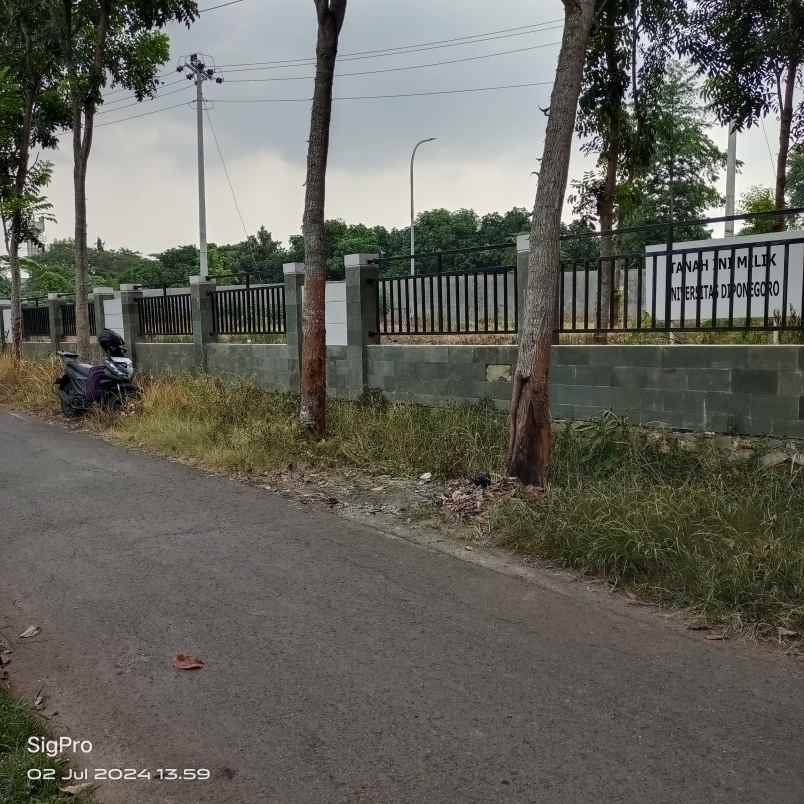 tanah di bulusan tembalang nempel gor kampus undip