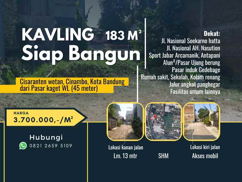 tanah kavling siap bangun