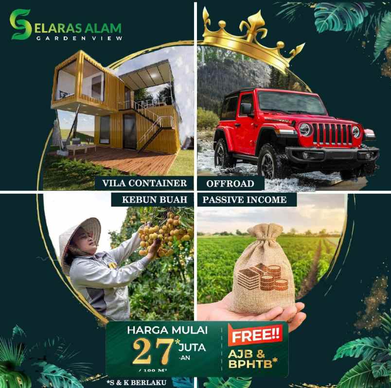 tanah kavling wisata puncak 2 bogor paling murah