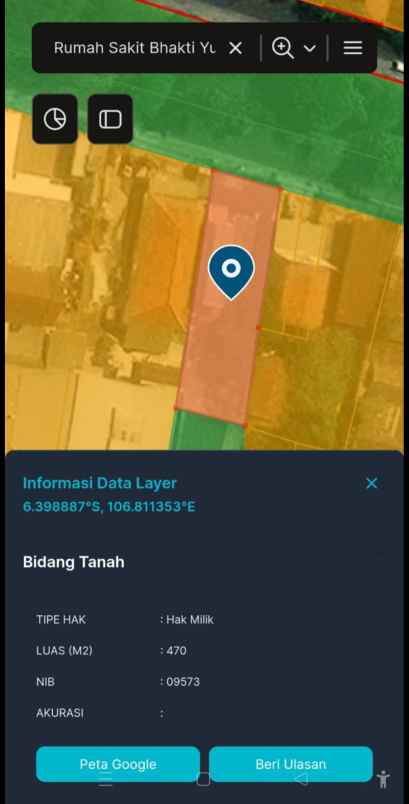 tanah komersial depok kota