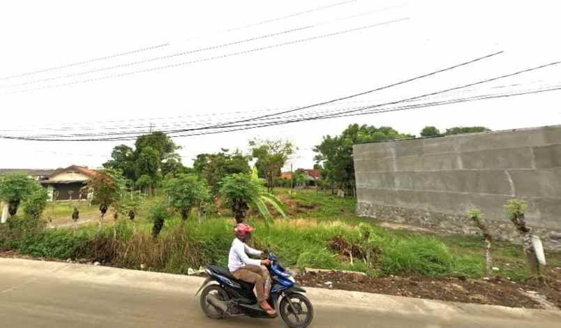 tanah komersial murah jalan raya pasar babelan bekasi