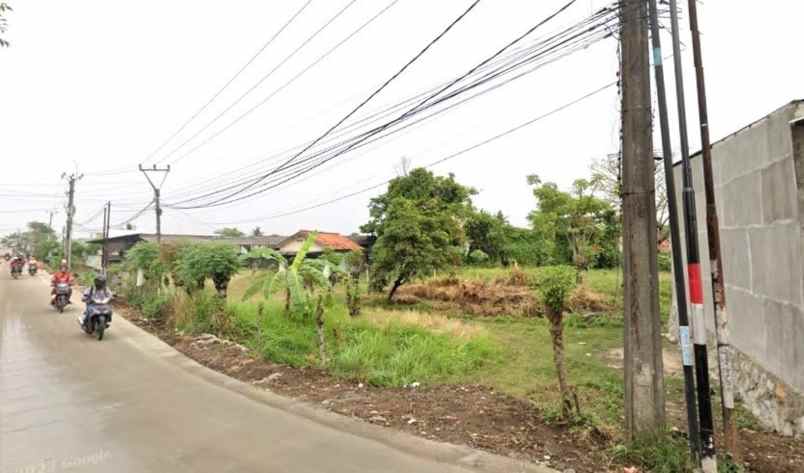 tanah komersial murah jalan raya pasar babelan bekasi