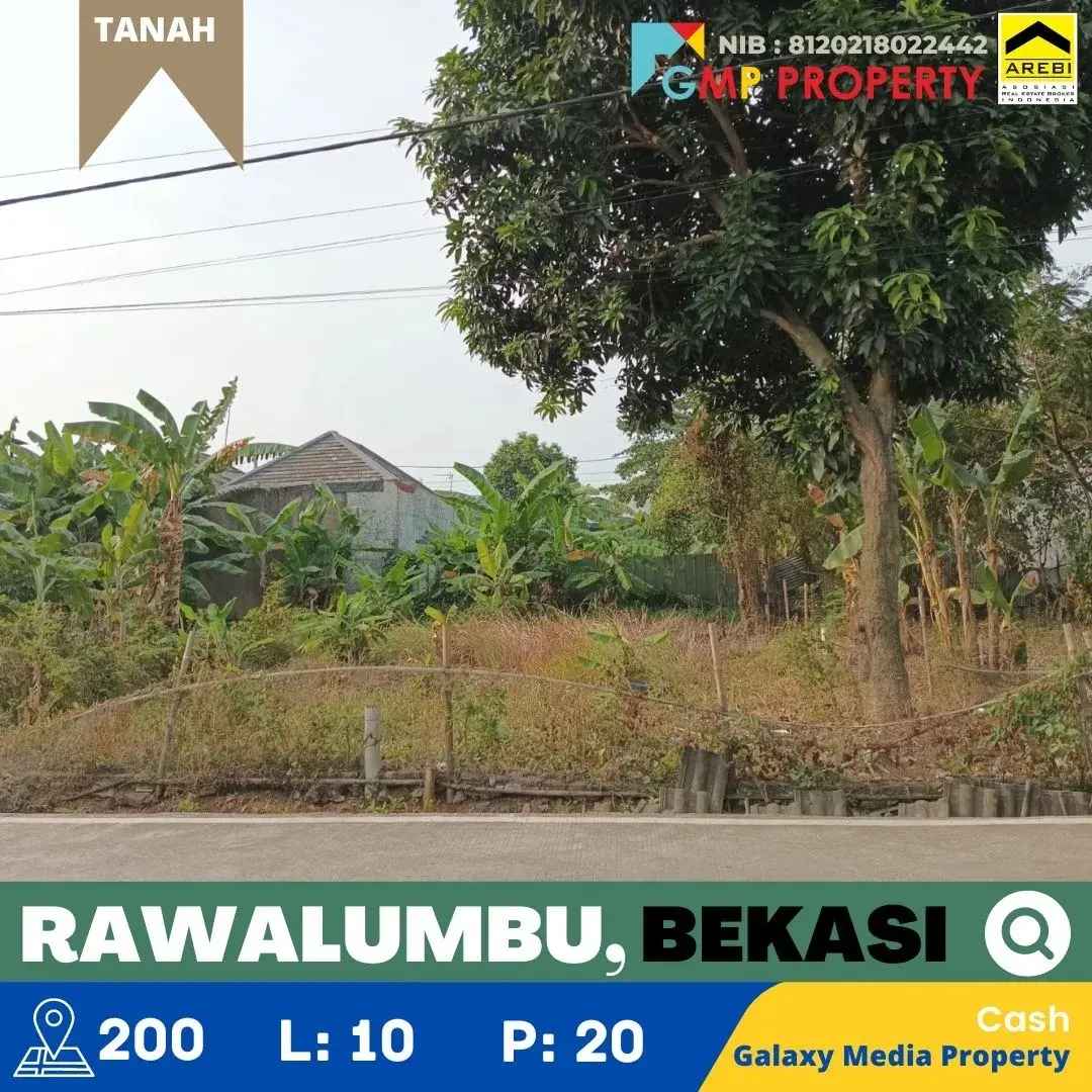 tanah luas pengasinan rawalumbu bekasi