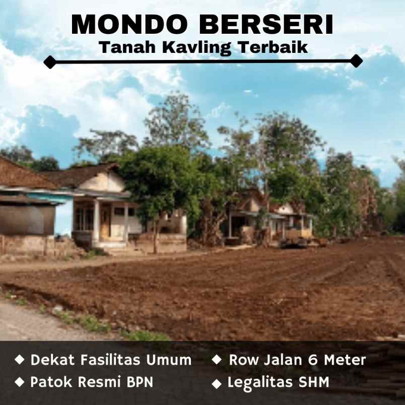 tanah murah mondo kediri akses mudah