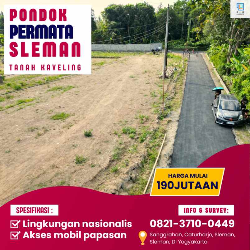 tanah pekarangan murah 190 jutaan selatan ibarbo park