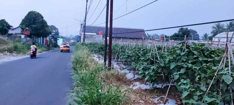 tanah prospek pinggir jalan di bogor tanah shm