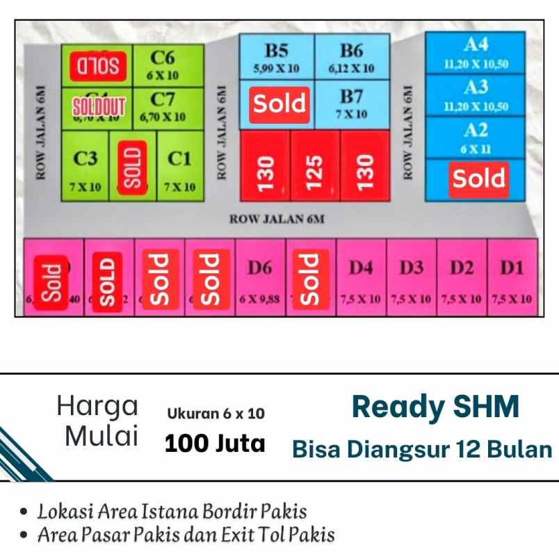 tanah ready shm pakis malang terbaru 2024