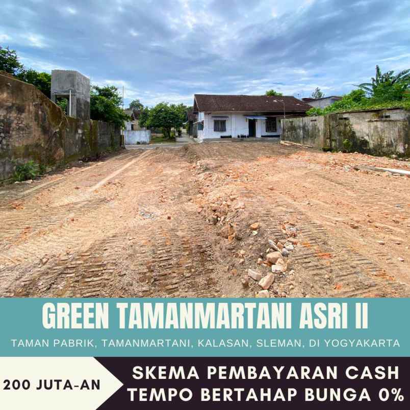 tanah strategis 30 meter dari jl raya prambanan