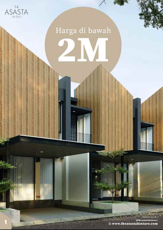 the asasta bintaro perumahan mewah harga di bawah 2m