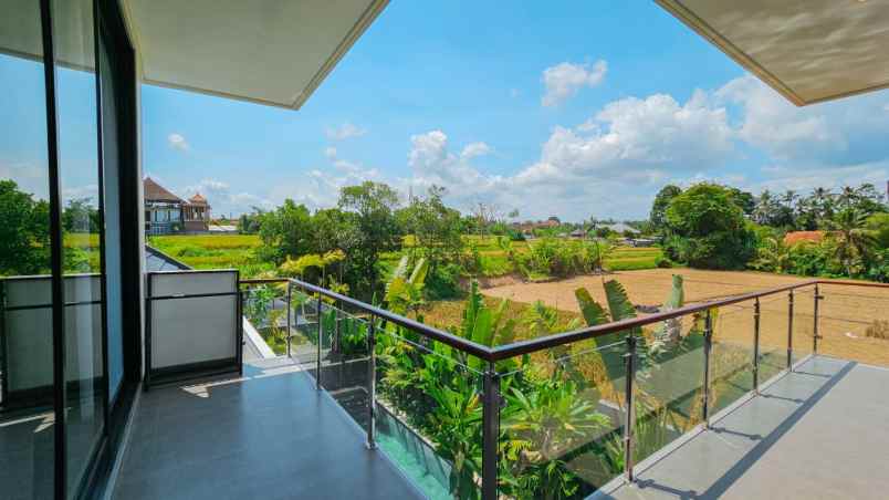 villa baru view sawah di mas ubud gianyar bali