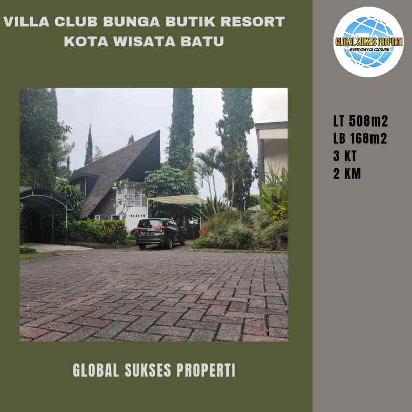 villa exclusive di club bunga butik resort kota batu