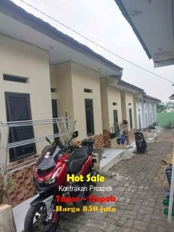 bu rumah kontrakan prospek di kp setu tapos depok