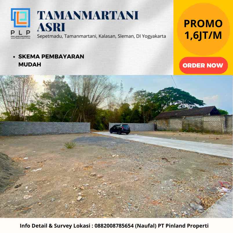 dekat candi prambanan promo pekarangan siap bangun