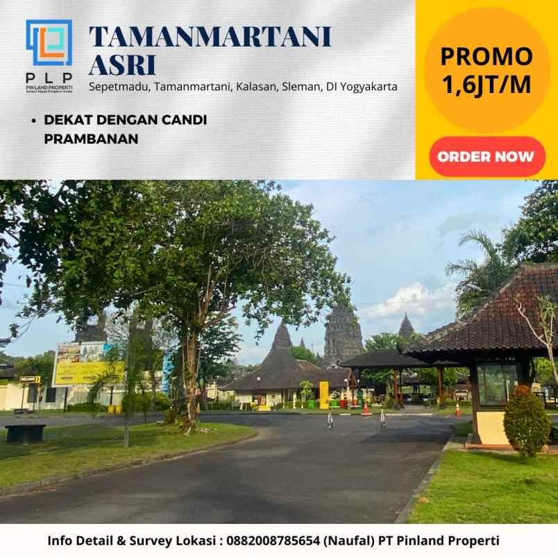 dekat candi prambanan promo pekarangan siap bangun