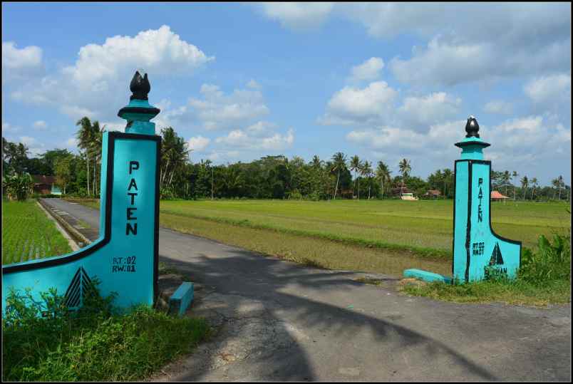 dekat pasar godean tanah dijual kawasan pemukiman