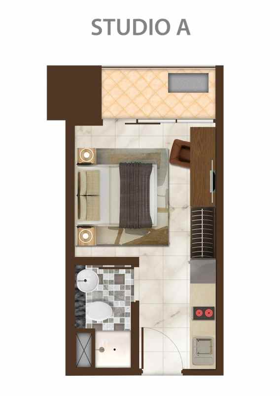 dijual apartemen apartemen sedayu city suites