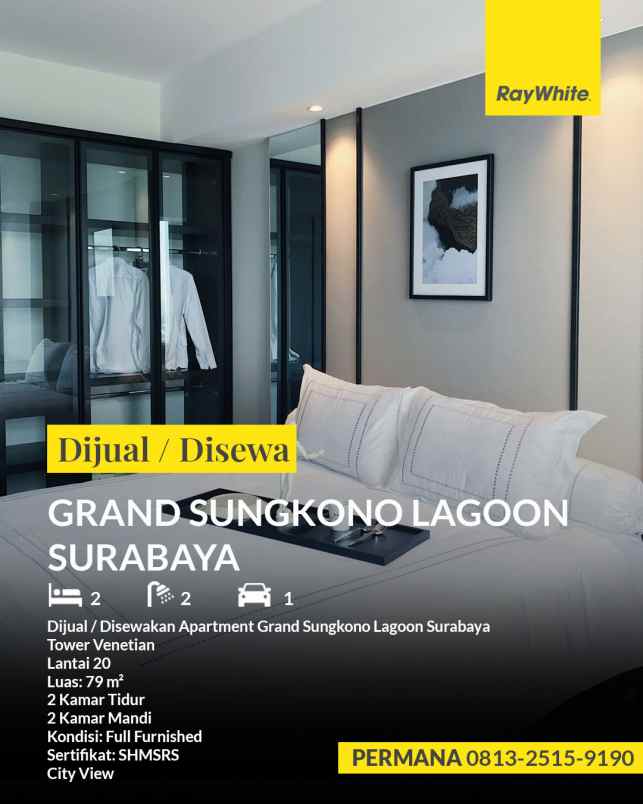 dijual apartemen grand sungkono lagoon