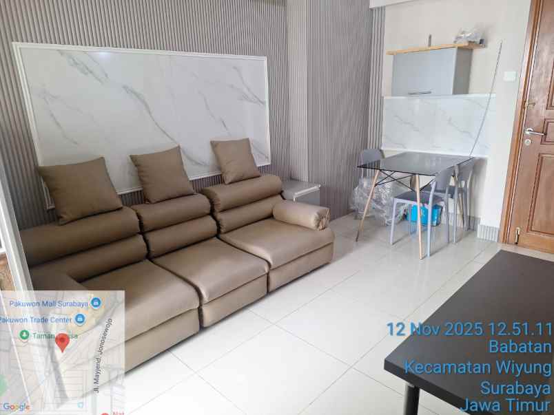 dijual apartemen waterplace tower e lt 27