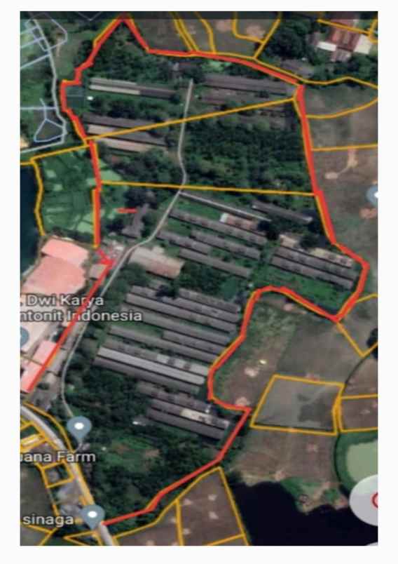 dijual cepat tanah 7 2 ha shm legok
