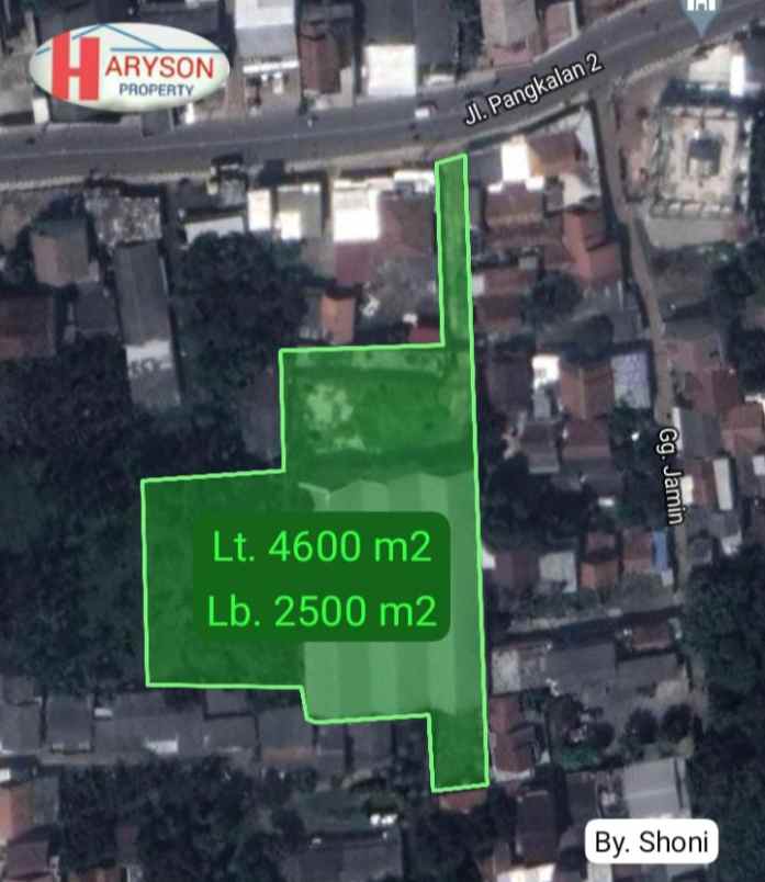 dijual gudang 4600 m2 bantargebang bekasi