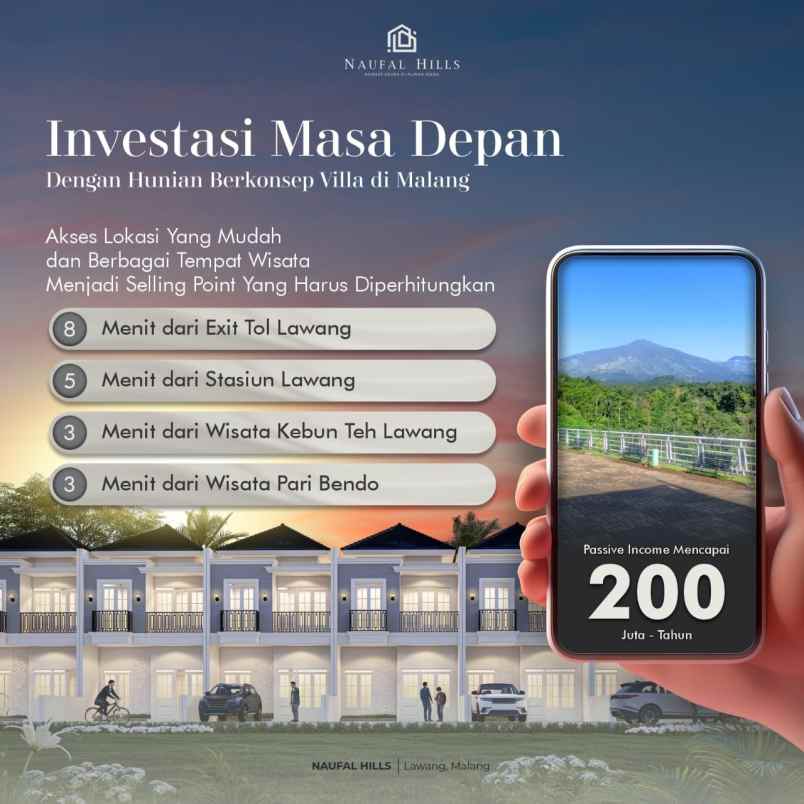 dijual hunian bernuansa villa mewah 700jt an