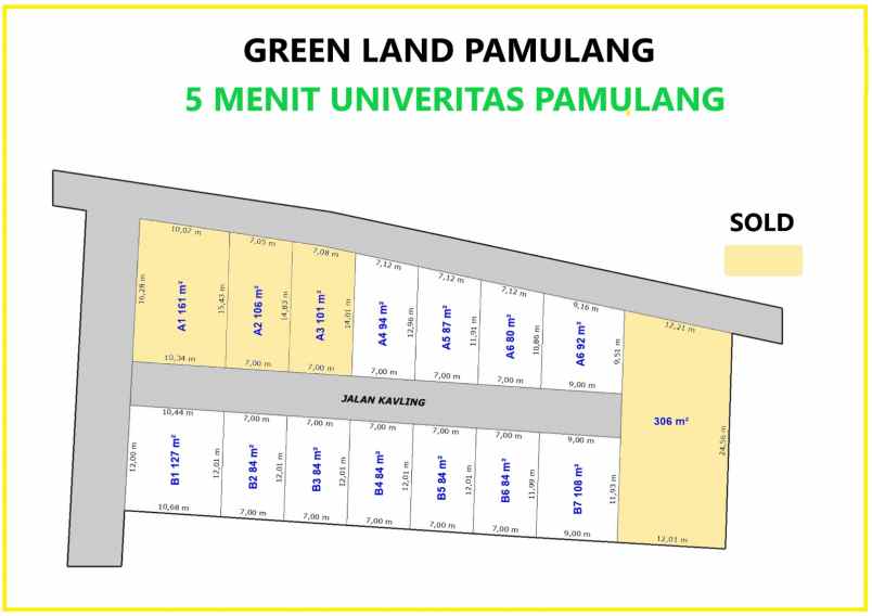 dijual kavling tanah termurah di pamulang