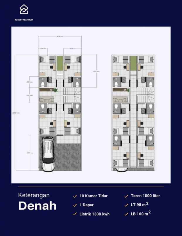 dijual kost cikarawang